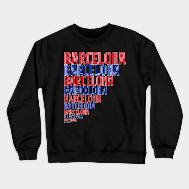 Barcelona 2022 Crewneck Sweatshirt by Kufic Studio
